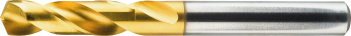[11.161.0100] 11.161 HSS-E Spiral drill DIN 1897 TiN (1 mm)