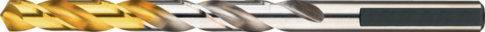 [11.441.0400E] 11.441E HSS Spiral drill DIN 338 TiN-tip, with three-flat shank, (hand use), in case (4 mm)