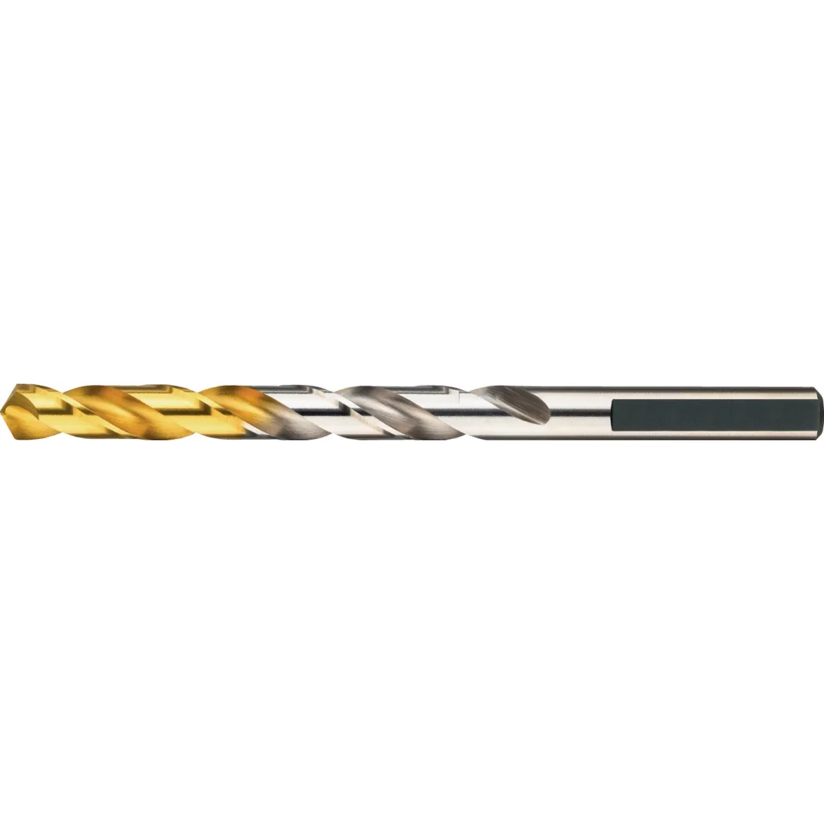 11.446E HSS-E Spiraalboor DIN 338 TiN-tip, met drievlaks schacht, (handgebruik), in etui