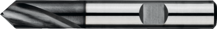 [15.624.0200] 15.624 volhardmetaal NC-Centreerboor TiAlN, 90° (2 mm)