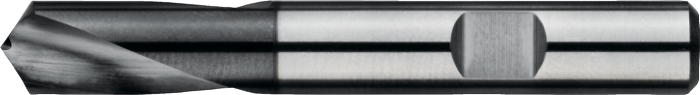 [15.724.0200] 15.724 volhardmetaal NC-Centreerboor TiAlN, 120° (2 mm)