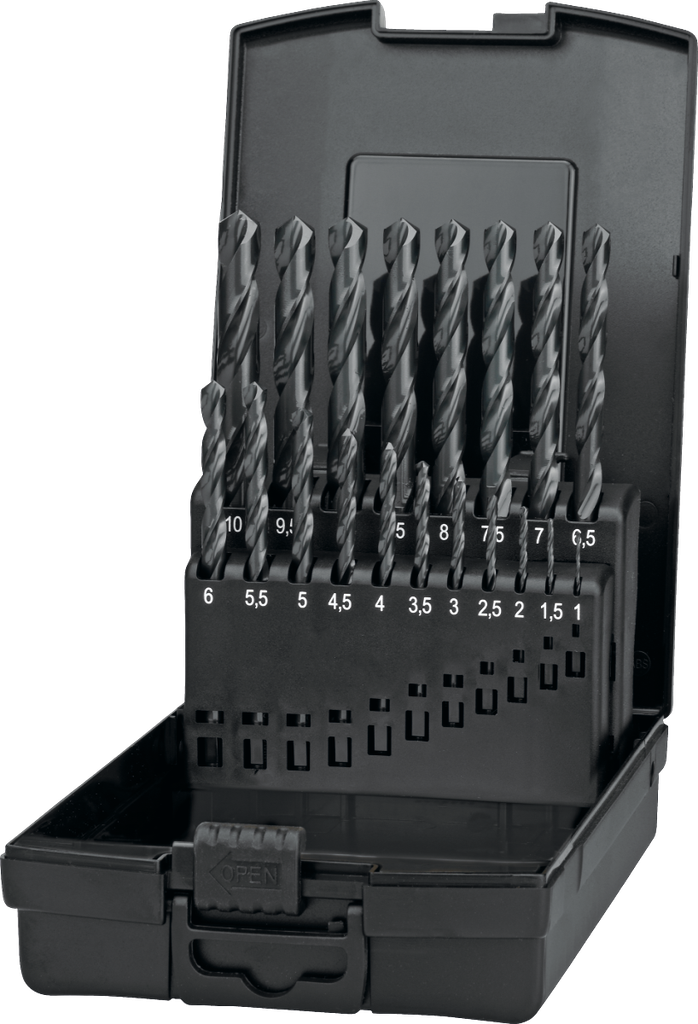 19.120 Ensemble de forets spirales ECO HSS DIN 338