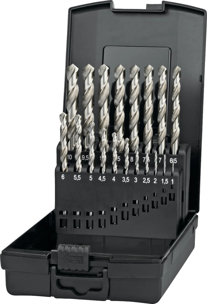[19.124.1010] 19.124 ECO PRO HSS Spiralbohrersatz DIN 338 (1-10 mm x 0,1 mm (91x))