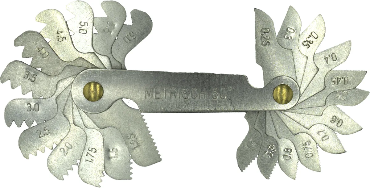 [28.820.0260] 28.820 ECO PRO Schroefdraadmeter Metrisch (P: 0,25-6,0 mm)