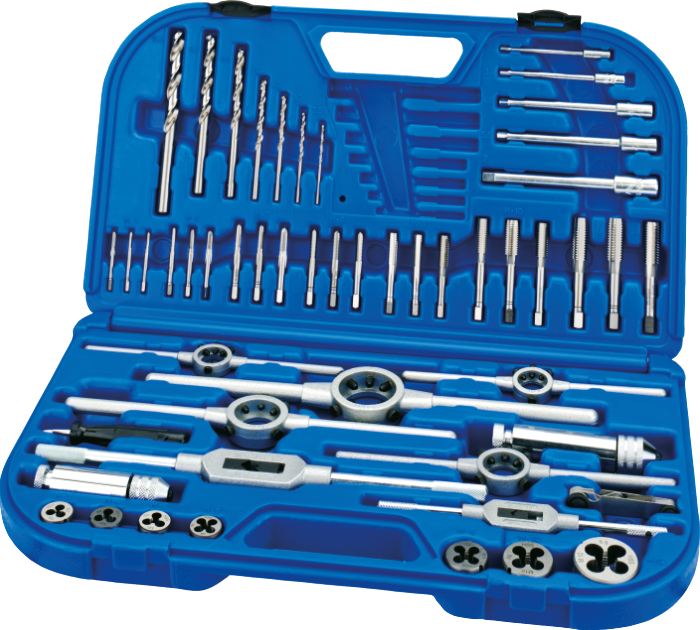 29.100 ECO PRO HSS Set Draadsnijden in kunststof koffer (blauw)