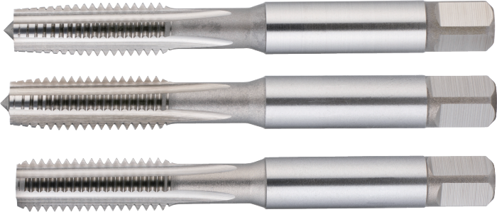 [29.910.0300] 29.910 HSS Handtappen ISO 529 Metrisch, links, set à 3 stuks (M3)