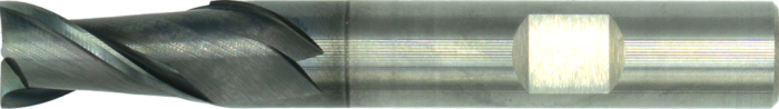 [32.252.0300] 32.252 ECO PRO volhardmetaal Schachtfrees, 2-snijder DIN 6527-B lang, AlTiN-X (3 mm)
