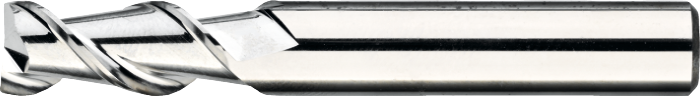 [32.330.0300] 32.330 Volhardmetaal Schachtfrees, 2-snijder lang, Aluminium (3 mm)