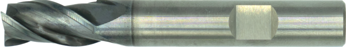 33.252 ECO PRO volhardmetaal Schachtfrees, 3-snijder DIN 6527-B lang, AlTiN-X