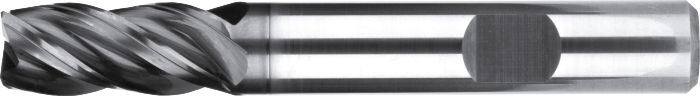 [34.260.0300] 34.260 UNI volhardmetaal Vari-frees, 4-snijder DIN 6527-B lang, AlTiN-X (3 mm)
