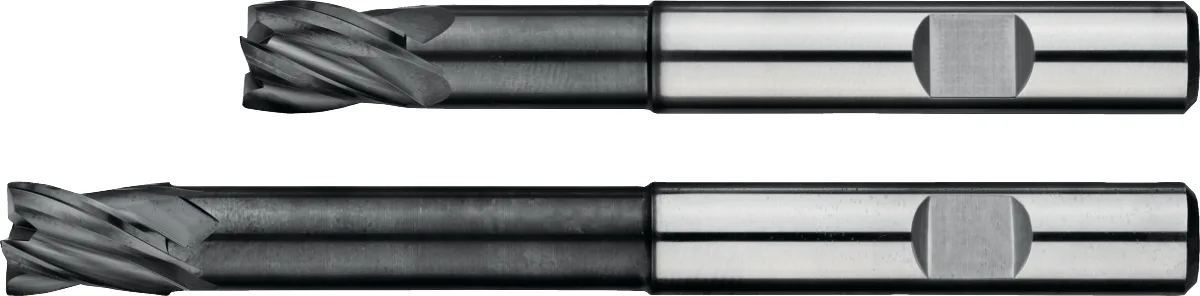 34.265 Hartmetall Vari-frees, 4-Schneid AlTiN-X, verjüngter Schaft (Hals), Stahl