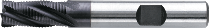 [35.244.0400] 35.244 UNI volhardmetaal Ruwfrees lang, TiAlN, fijn (4 mm)