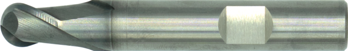 [36.242.0300] 36.242 ECO PRO fraise à rayon en métal dur, 2-dents DIN 6527-B courte, AlTiN-X (3 mm)