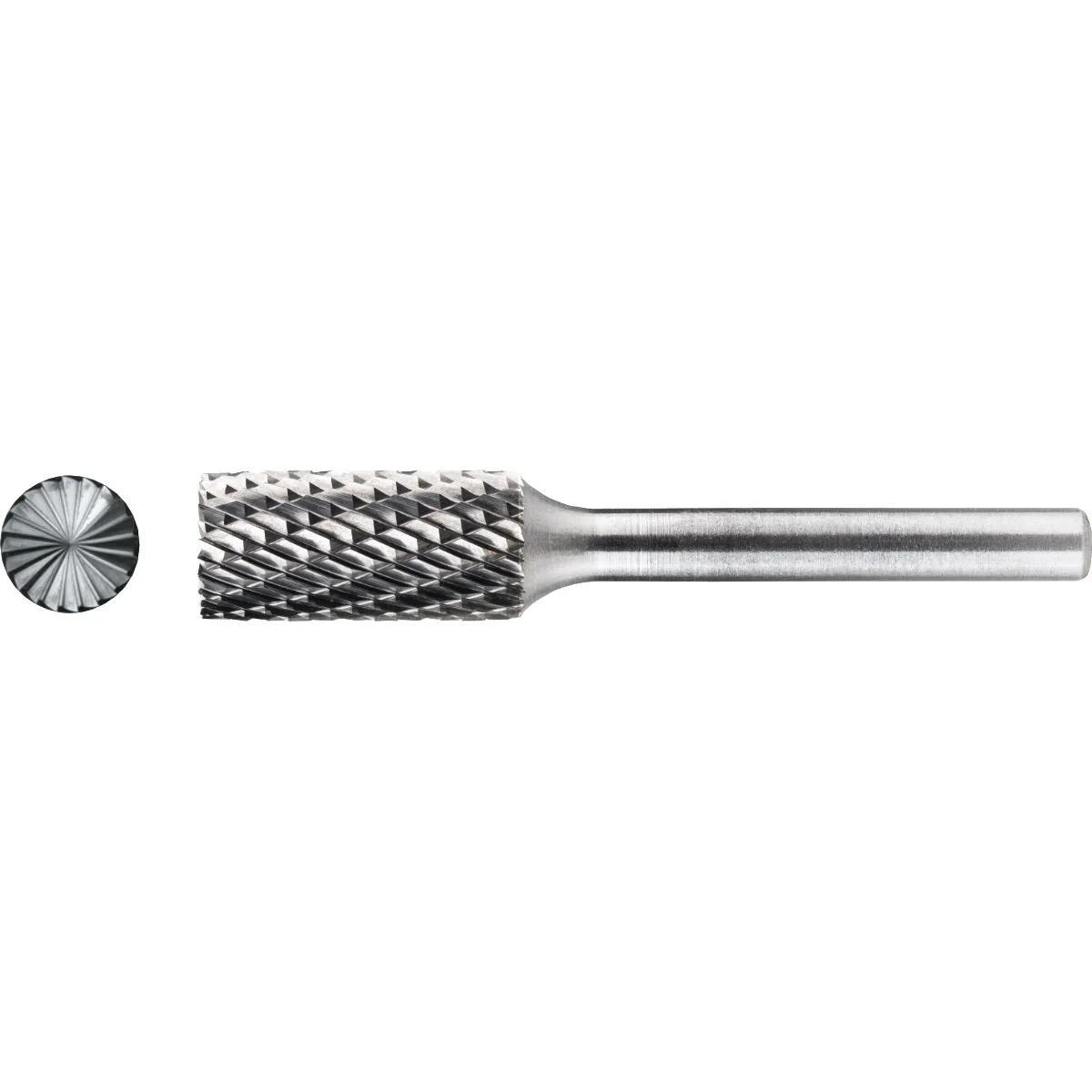 [41.420.0606E] 41.420E ECO PRO hardmetaal Stiftfrees model B, cilindrisch met kopvertanding, in etui (6 mm)