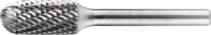 [41.430.0606E] 41.430E ECO PRO Hartmetall Stiftfresa Modell C, zylindrisch, runde Kopf, in Etui (6 mm)
