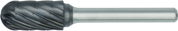 [41.534.1000] 41.534 HP2 UNI Hartmetall Bohrer Modell C, zylindrisch, runder Kopf, 6 mm Stiel, AlTiN-X (9,5 mm)