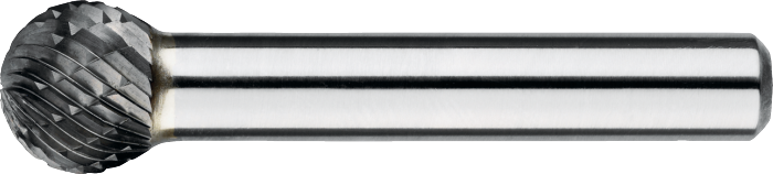 [41.548.1286] 41.548 Hartmetall Bohrer Modell D, kugelförmig, 8 mm Stiel (12,7 mm)