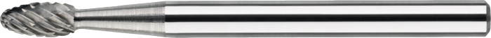 41.553 Hardmetal Drill Model E, droplet-shaped, 3 mm shank