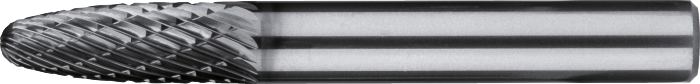 [41.561.0606] 41.561 Hardmetal Drill Model F, tapered shank with round head, 6 mm shank, TiAlN (6 mm)