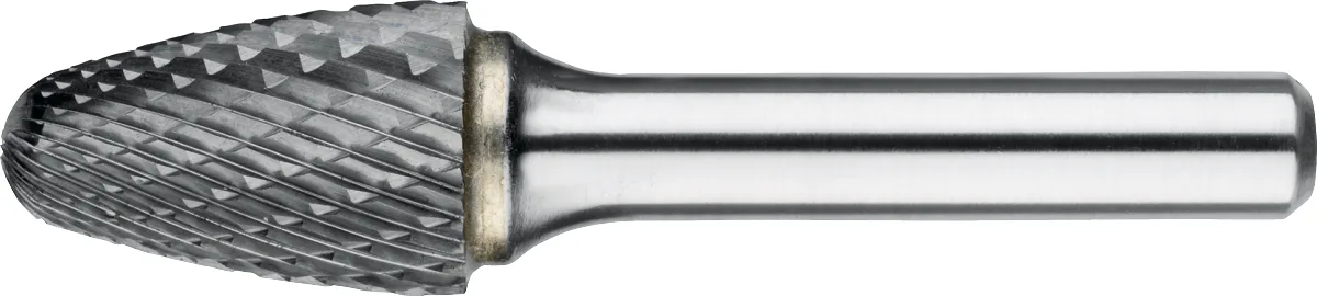 [41.568.1286] 41.568 Hardmetaal Stiftfrees model F, boomvorm met ronde kop, schacht 8 mm (12,7 mm)