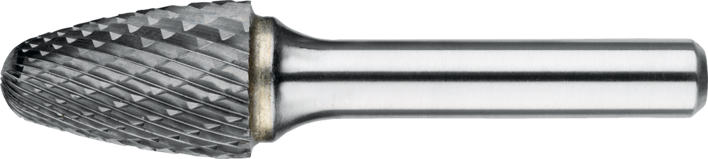 [41.568.1286] 41.568 Hartmetall Bohrer Modell F, zulaufender Stiel mit runder Kopf, 8 mm Stiel (12,7 mm)