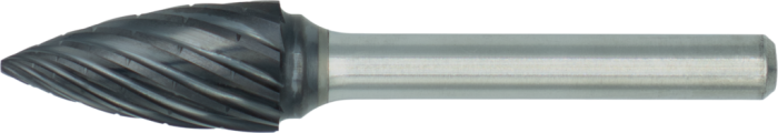 [41.574.1000] 41.574 HP2 UNI Hartmetall Bohrer Modell G, spitzer zulaufender Stiel, 6 mm Stiel, AlTiN-X (9,5 mm)