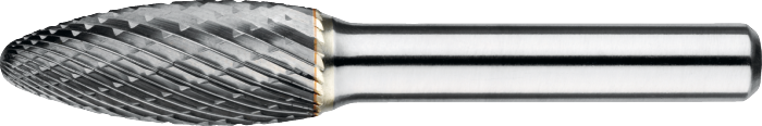 [41.588.1286] 41.588 Hardmetaal Stiftfrees model H, vlamvorm, schacht 8 mm (12,7 mm)