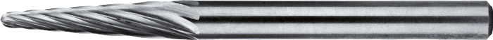 [41.623.0301] 41.623 Hartmetall-Stempelmodell L, kegelform, mit runder Kopf, Schaft 3 mm (1-ALU)