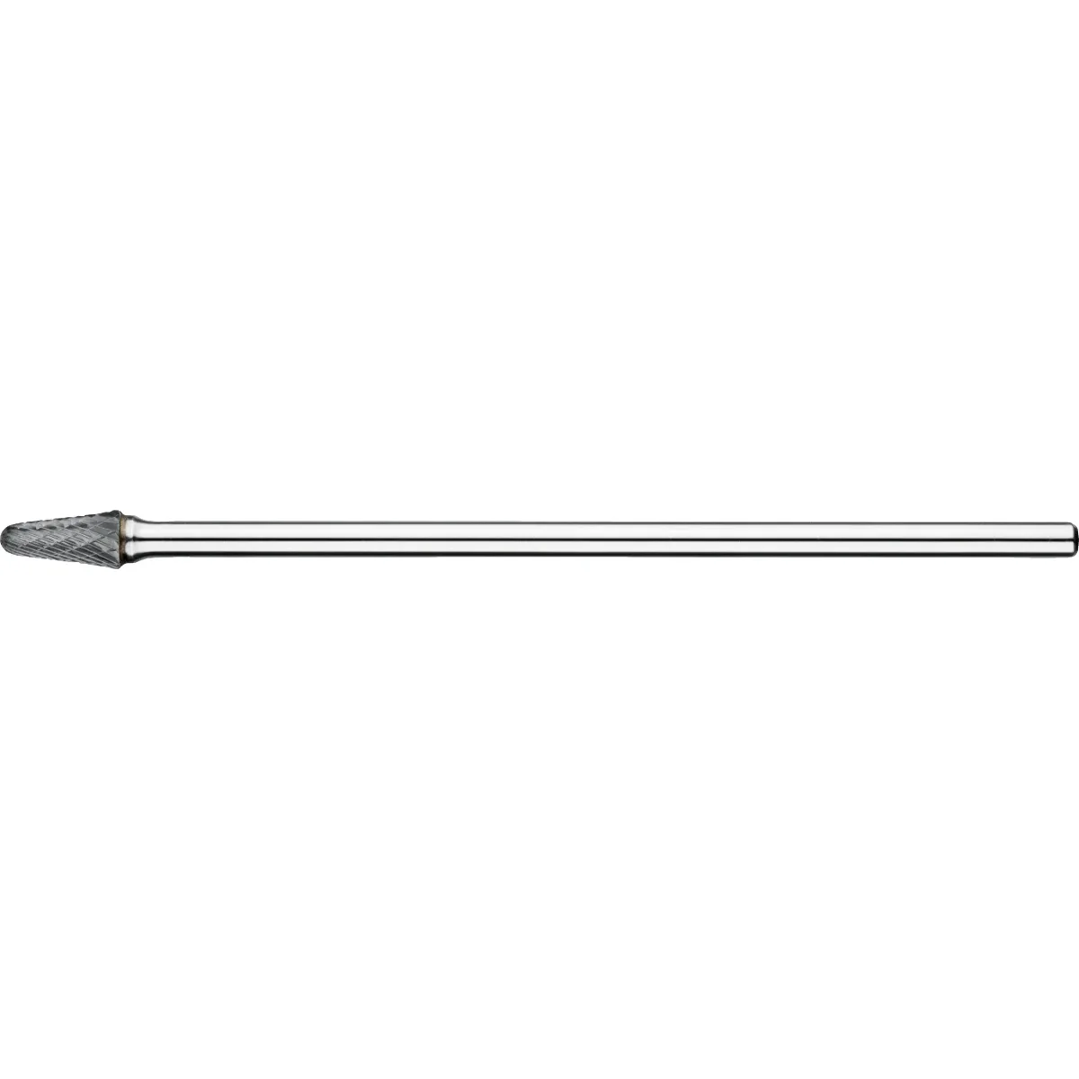 [41.629.1214] 41.629 Hartmetall-Stempelmodell L, kegelform, mit runder Kopf, Schaft 6 mm, lang
