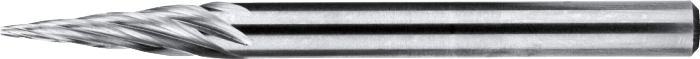 [41.633.0301] 41.633 Hartmetall-Stempelmodell M, kegelform, spitz, Schaft 3 mm (1-ALU)