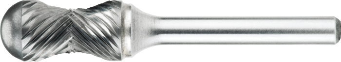 [41.650.1203] 41.650 Hartmetall-Stempelmodell X, konkave Form, Schaft 6 mm