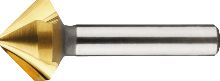 42.536Q ECO PRO HSS spot drill DIN 335-C 90°, TiN, 3 cutting edges, in Quadrobox with hanging eye