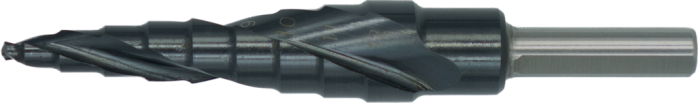 [44.116.0090] 44.116 HSS Stufen-Einstechbohrer, Ergo-Step spiralisiert, TiAlN (4-5-6-7-8-9-10-11-12)