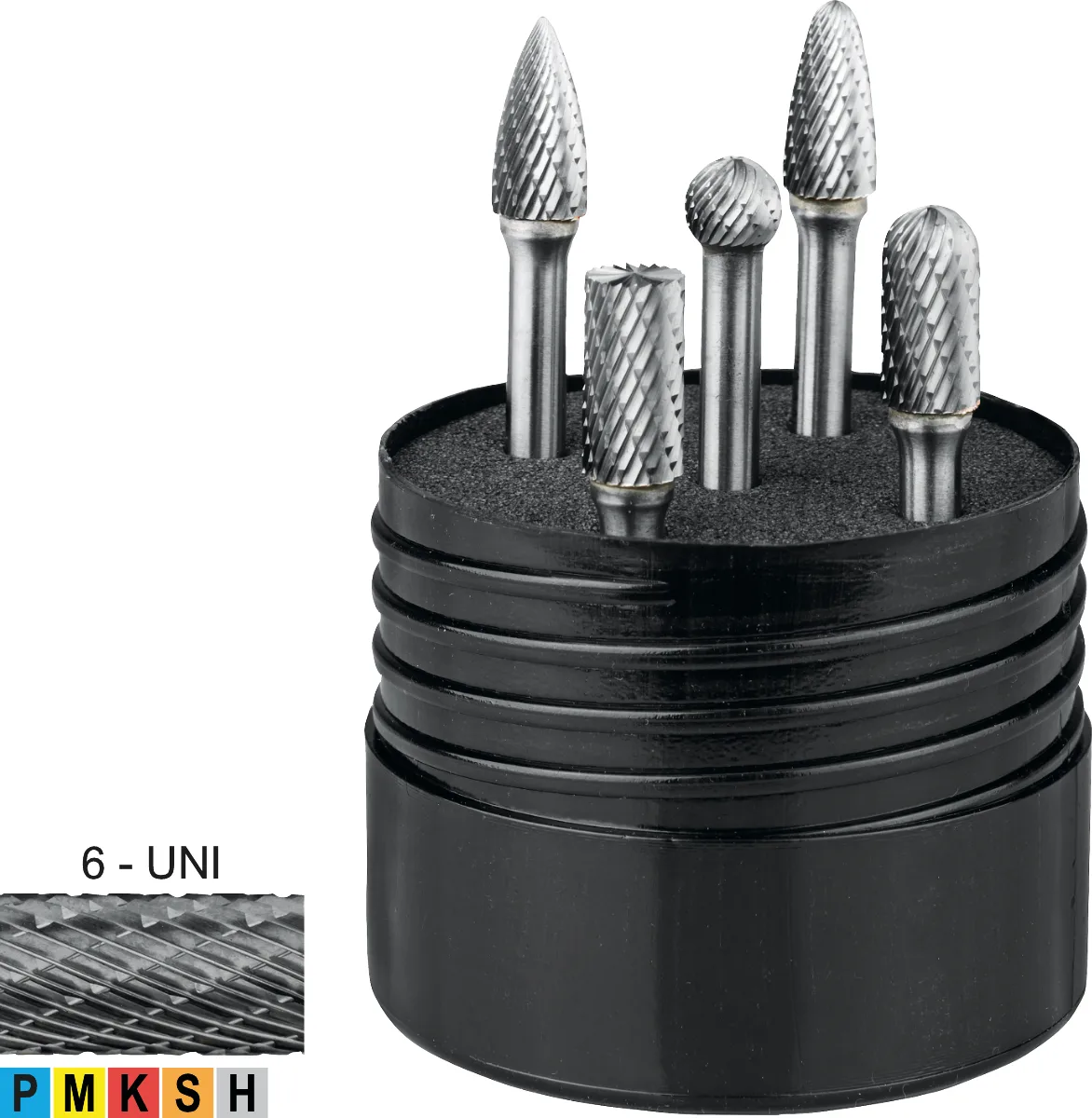 [49.140.0106] 49.140 ECO PRO hardmetaal Set Stiftfrezen (10 mm)