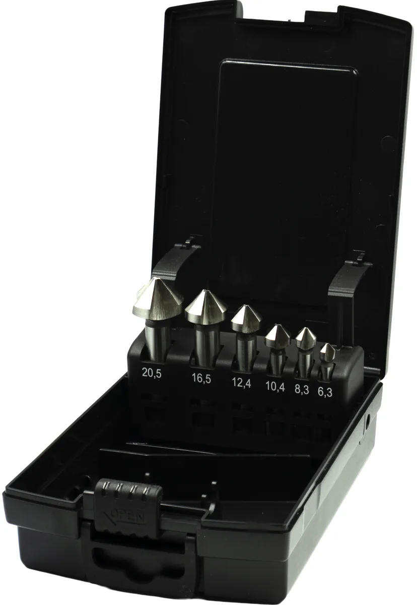 49.242 ECO PRO HSS set Verzinkboren DIN 335-C 42.535, 90°, 3 snijkanten