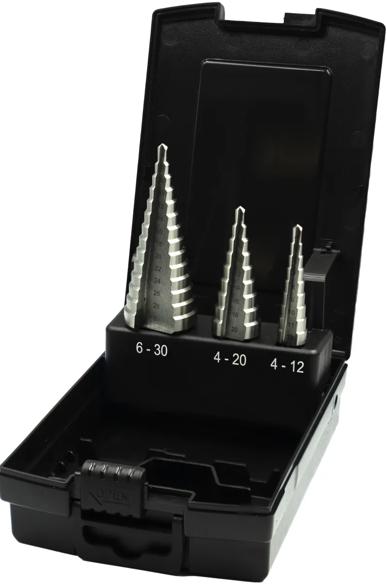 [49.400.1000] 49.400 ECO PRO HSS Set Getrapte Plaatboren 44.090, blank geslepen uitvoering