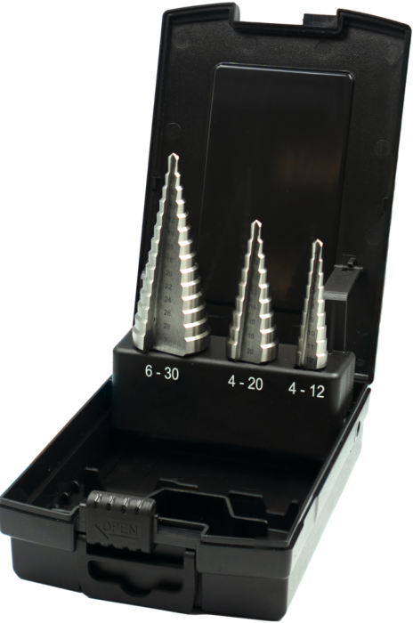 49.400 ECO PRO HSS Set Getrapte Plaatboren 44.090, blank geslepen uitvoering