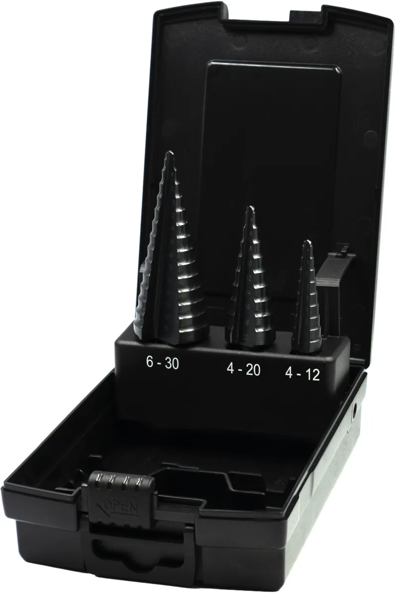 49.416 HSS Set Getrapte Plaatboren, Ergo-Step TiAlN