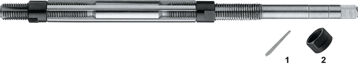 [51.210.1050] 51.210 HSS Verstelbare Handruimer extra lang, type E (10,5-12 mm)