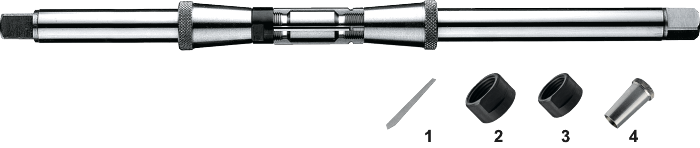 [51.230.1200] 51.230 HSS Verstellbarer Handbohrer Typ U, doppelflankig (12-13,5 mm)