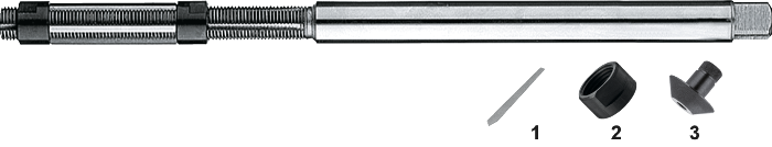 [51.240.0540] 51.240 HSS Verstelbare Handruimer type V, klepgeleideruimer (5,4-6 mm)