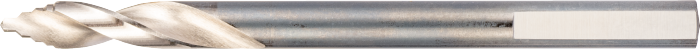 61.180E Center Drill, Step-point for hole saws, in case