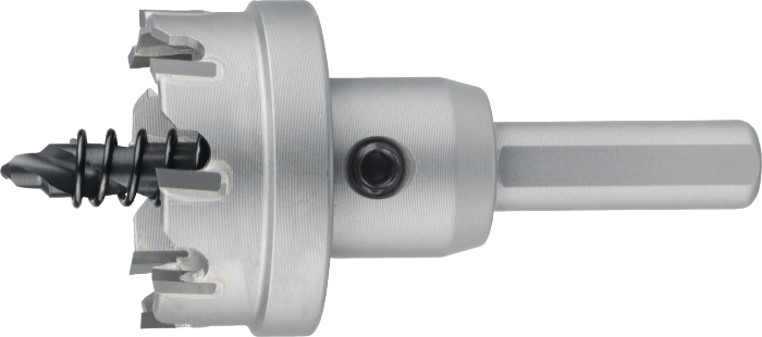 61.630 HM-tip Gatfrees korte uitvoering 12 mm, materiaaldikte <5 mm