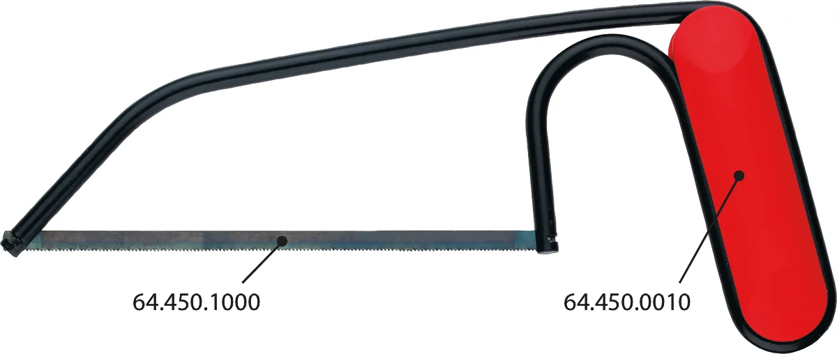 64.450E CV Junior Sägeblatt 6″ und Halter in Schutzhülle