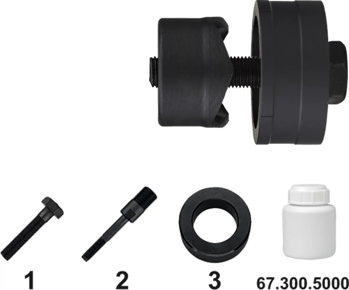 [67.100.1270] 67.100 Gatenpons voor hand- en hydraulisch gebruik, incl. bout (12,7 mm)