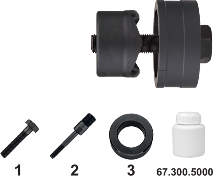 [67.100.1270] 67.100 Hole punch for hand and hydraulic use, incl. bolt (12,7 mm)