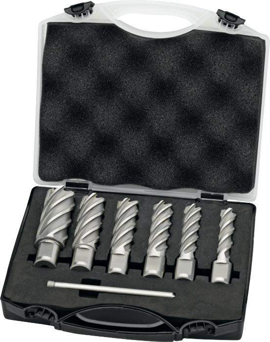 [69.215.0001] 69.215 HSS-EX Set Kernbohrer Schneidtiefe 55 mm, 62.150
