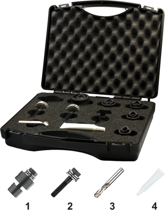 [69.710.2101] 69.710 Set with Hole Pads for hand and hydraulic use, 67.110
