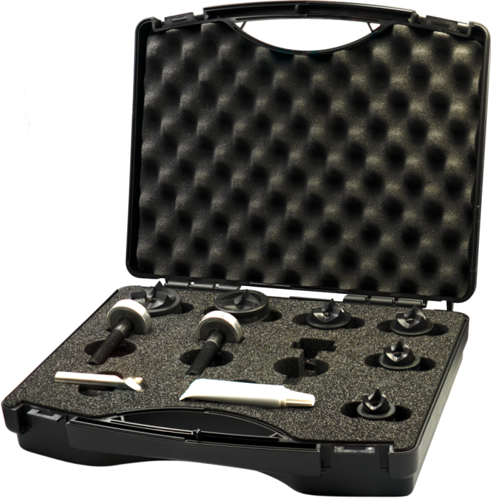[69.712.7001] 69.712 Set with Hole Pads with 3-fold splitting pin, for hand and hydraulic use, 67.120 (M12, M16, M20, M25, M32, M40)