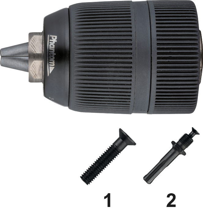 81.180 Quick hole punch drill holder, with clamping force ring